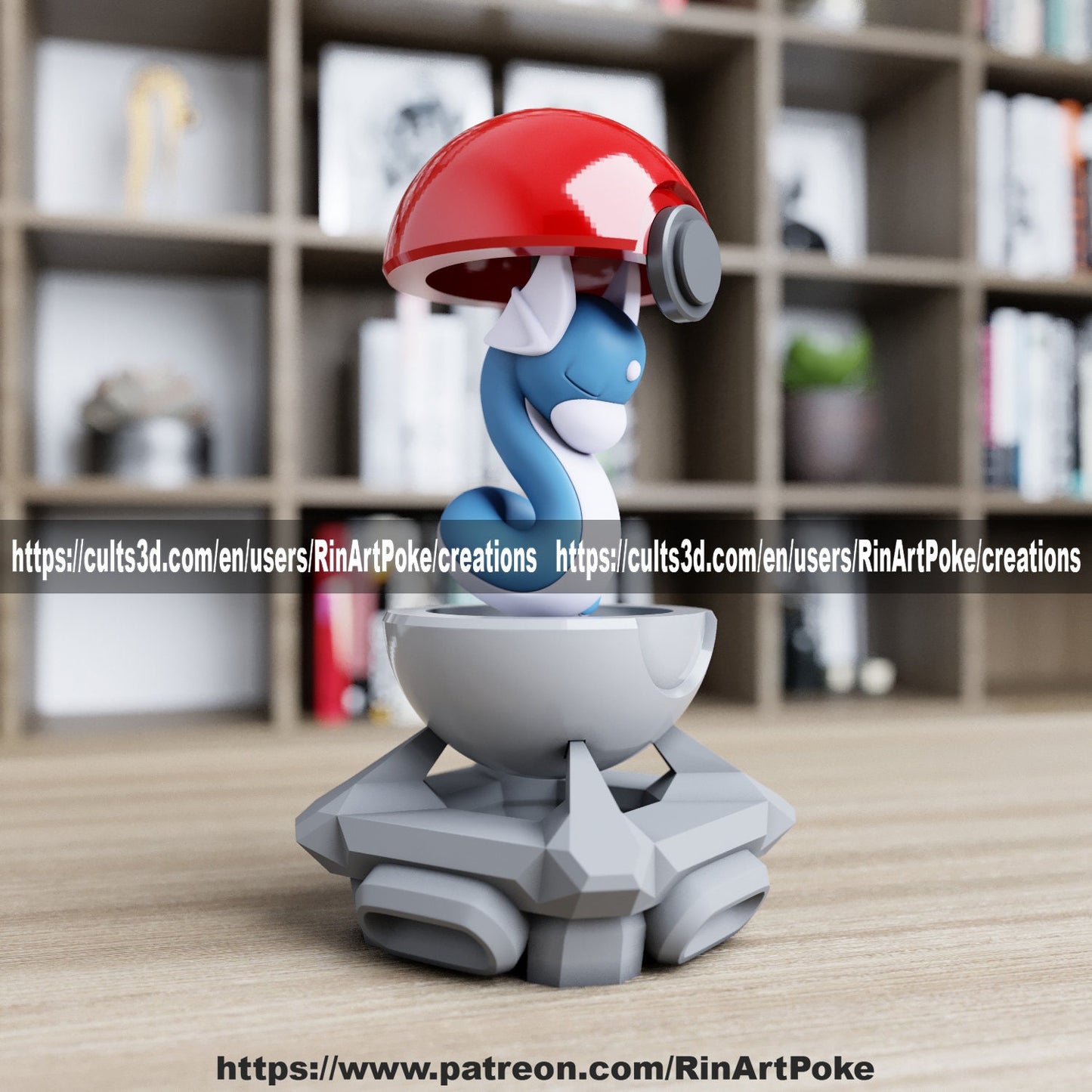 Dratini in a ball model/figurine(unpainted)