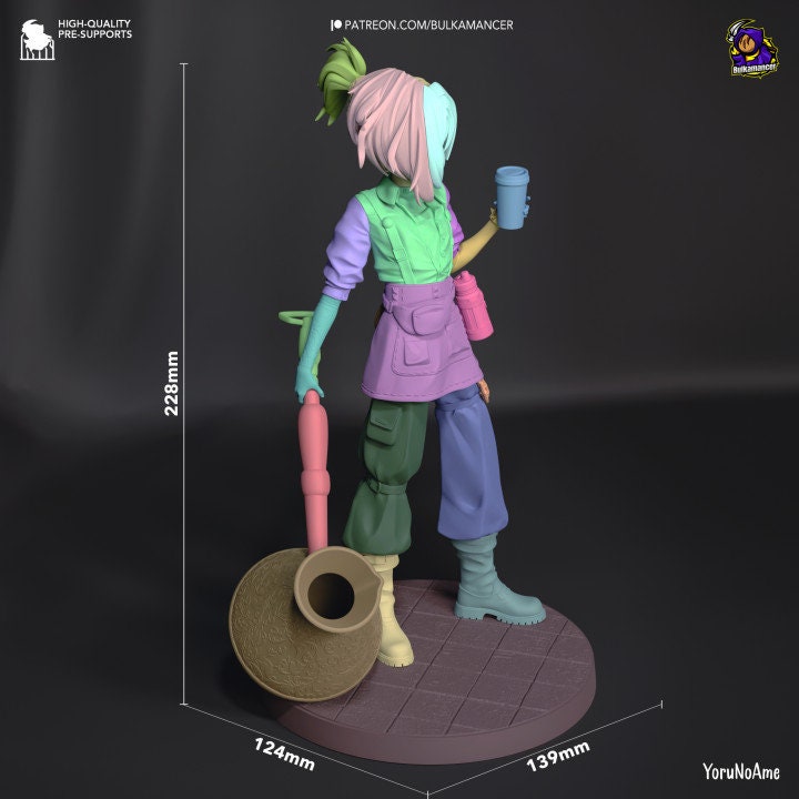 Mokka girl Model/figurine(unpainted)
