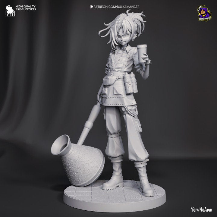 Mokka girl Model/figurine(unpainted)