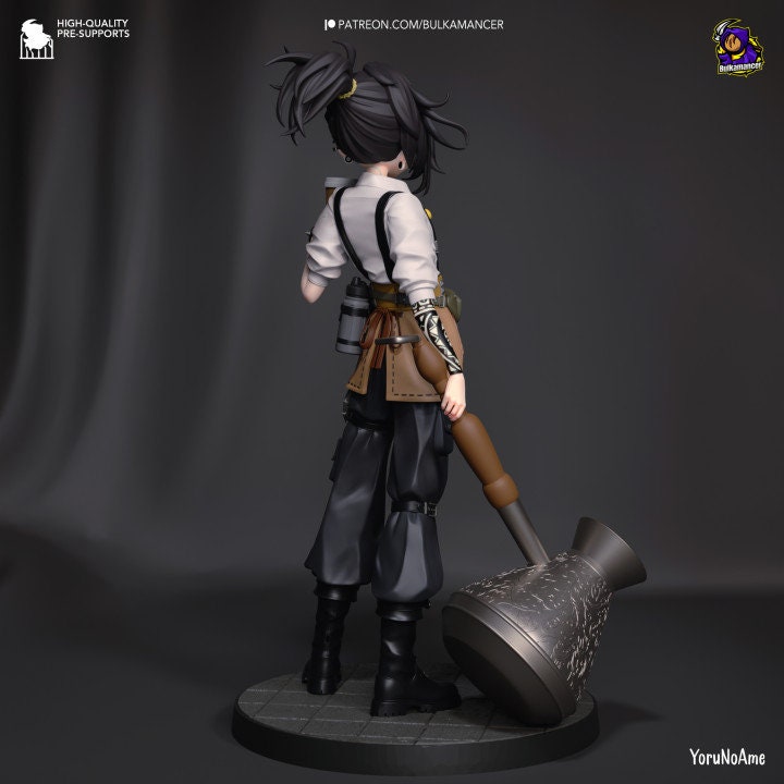 Mokka girl Model/figurine(unpainted)