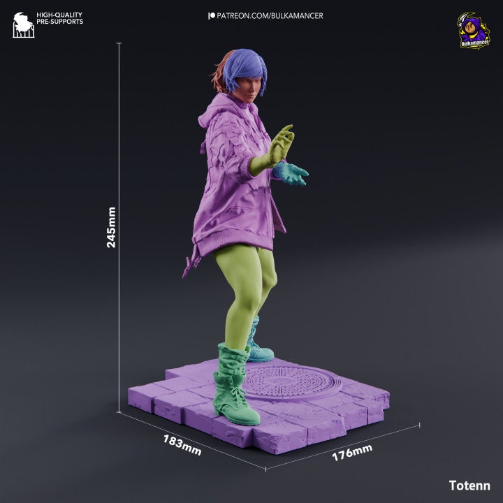 violet lightning model/figurine(unpainted)