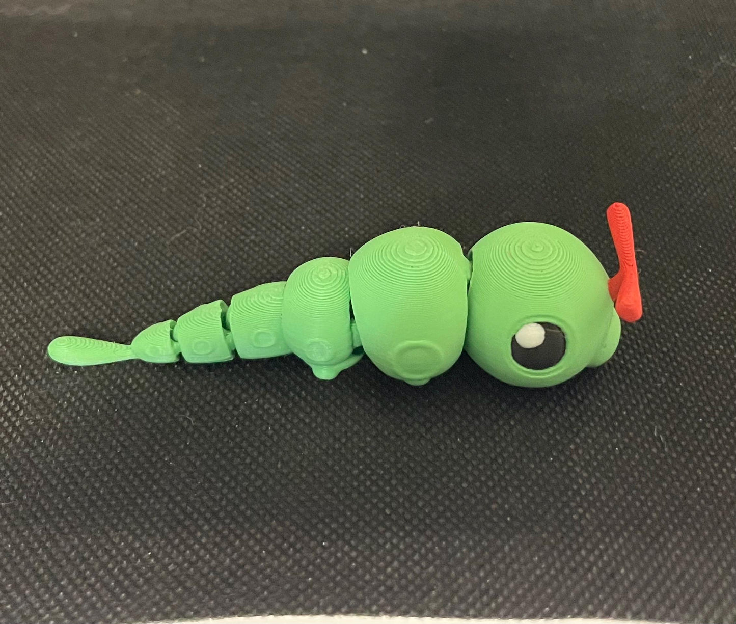 Articulating/flexible Caterpie Pokemon fidget
