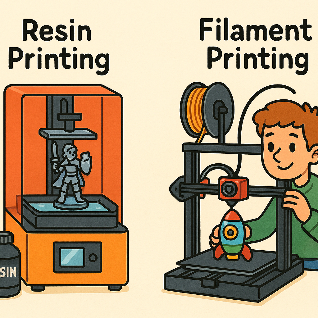 Resin vs Filament