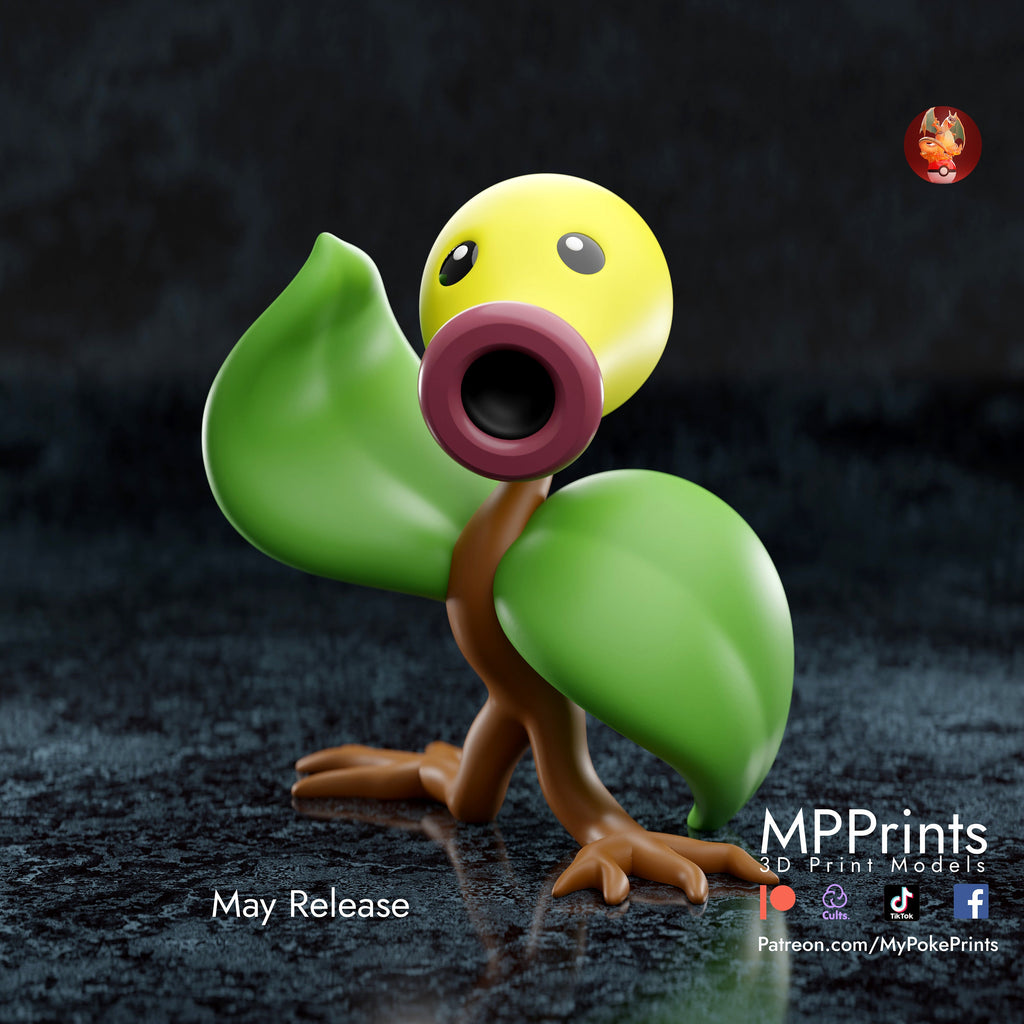 Bellsprout model/figurine(unpainted) - Griffins3dfigurines
