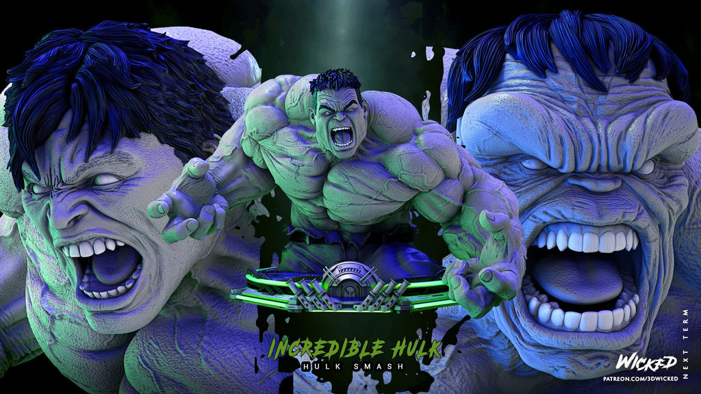 Big green guy bust (unpainted) - Griffins3dfigurines