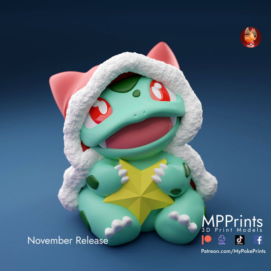 Bulbasaur holiday model/figurine(unpainted)