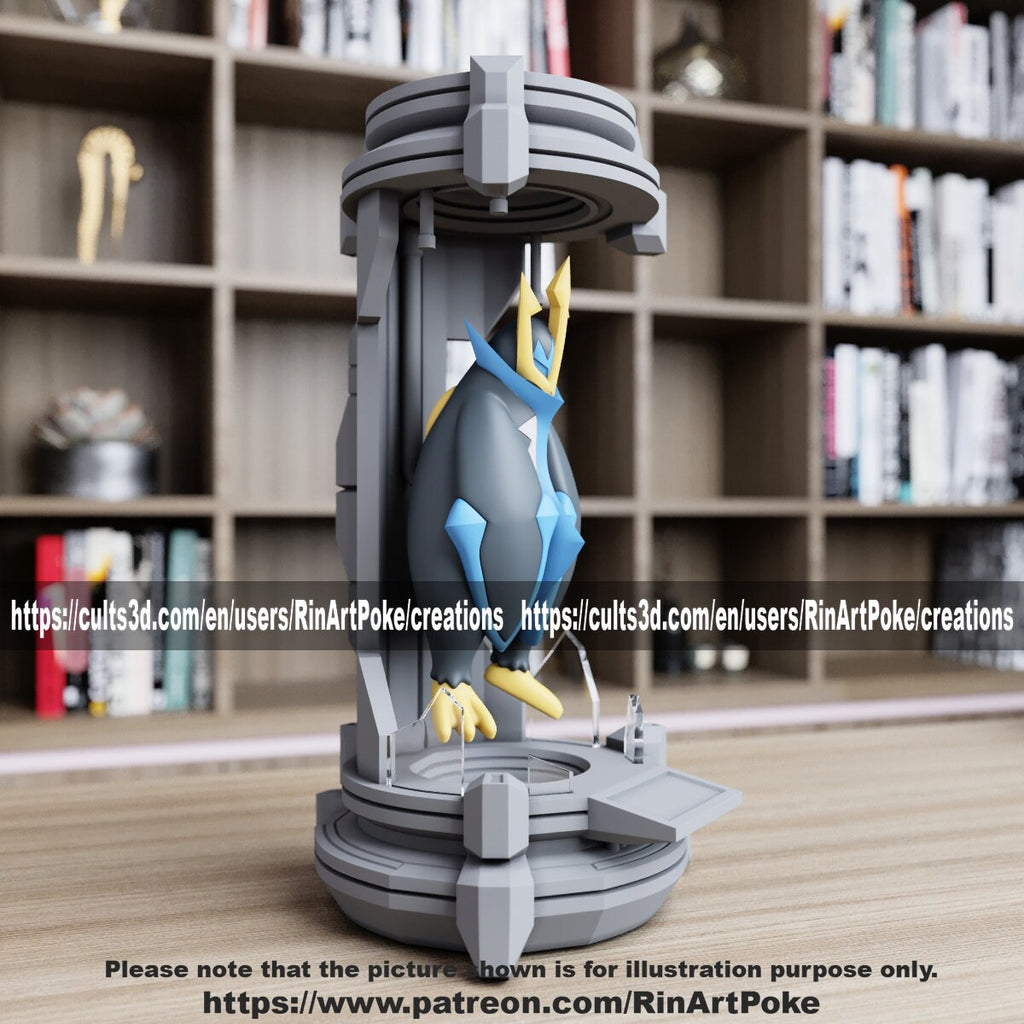 Cryo Empoleon model/figurine(unpainted) - Griffins3dfigurines