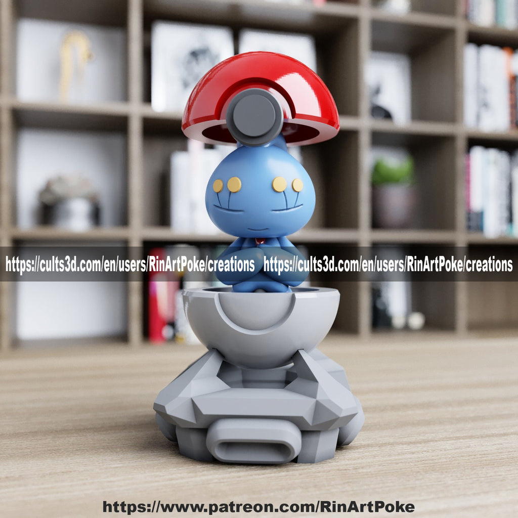 Manaphy in a ball model/figurine(unpainted) - Griffins3dfigurines