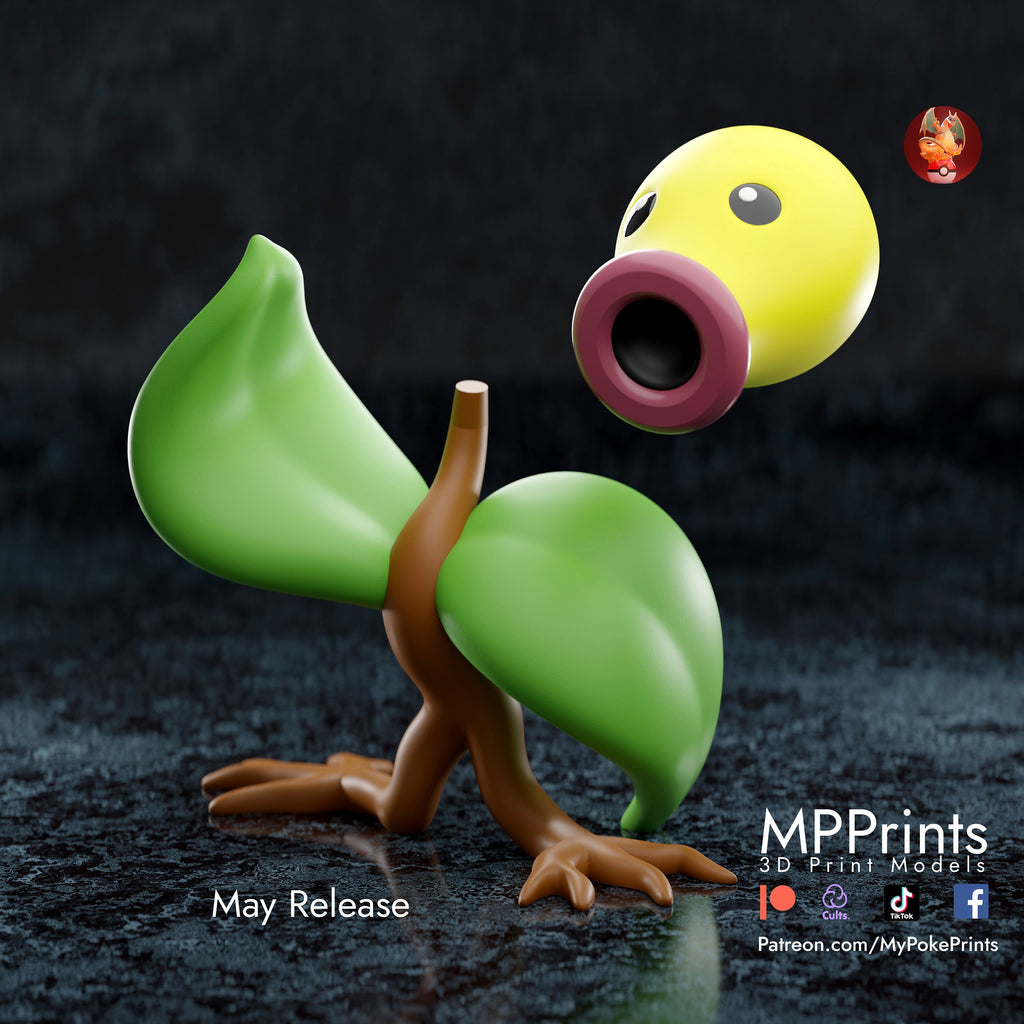 Bellsprout model/figurine(unpainted) - Griffins3dfigurines