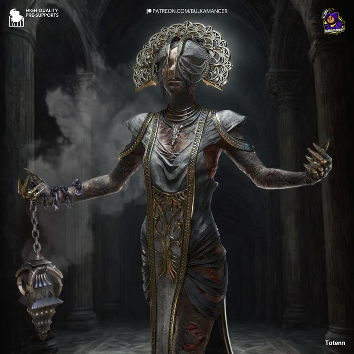 Plague Queen model/figurine(unpainted) - Griffins3dfigurines