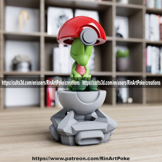 Treeko in a ball model/figurine(unpainted)