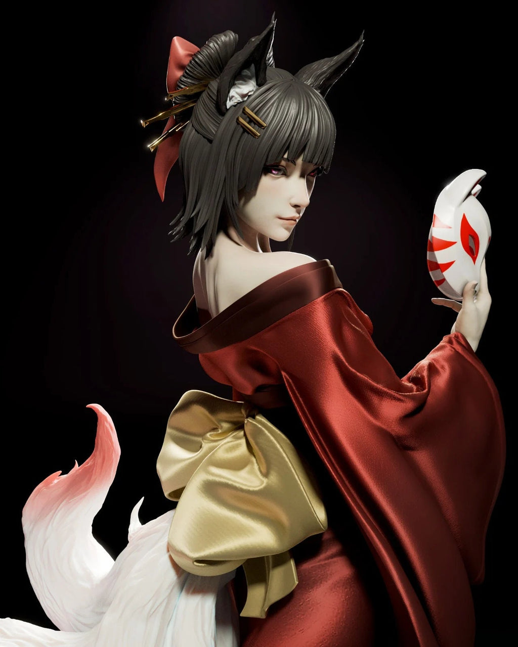 amaterasu model/figurine(unpainted) - Griffins3dfigurines