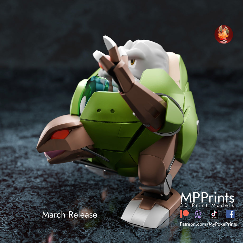 Robo Geodude model/figurine(unpainted) - Griffins3dfigurines