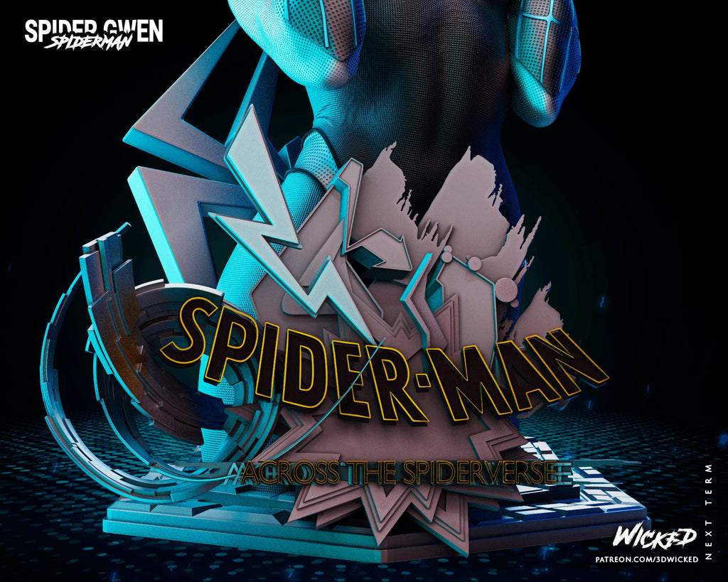 Spider girl Gwen Bust(unpainted) - Griffins3dfigurines