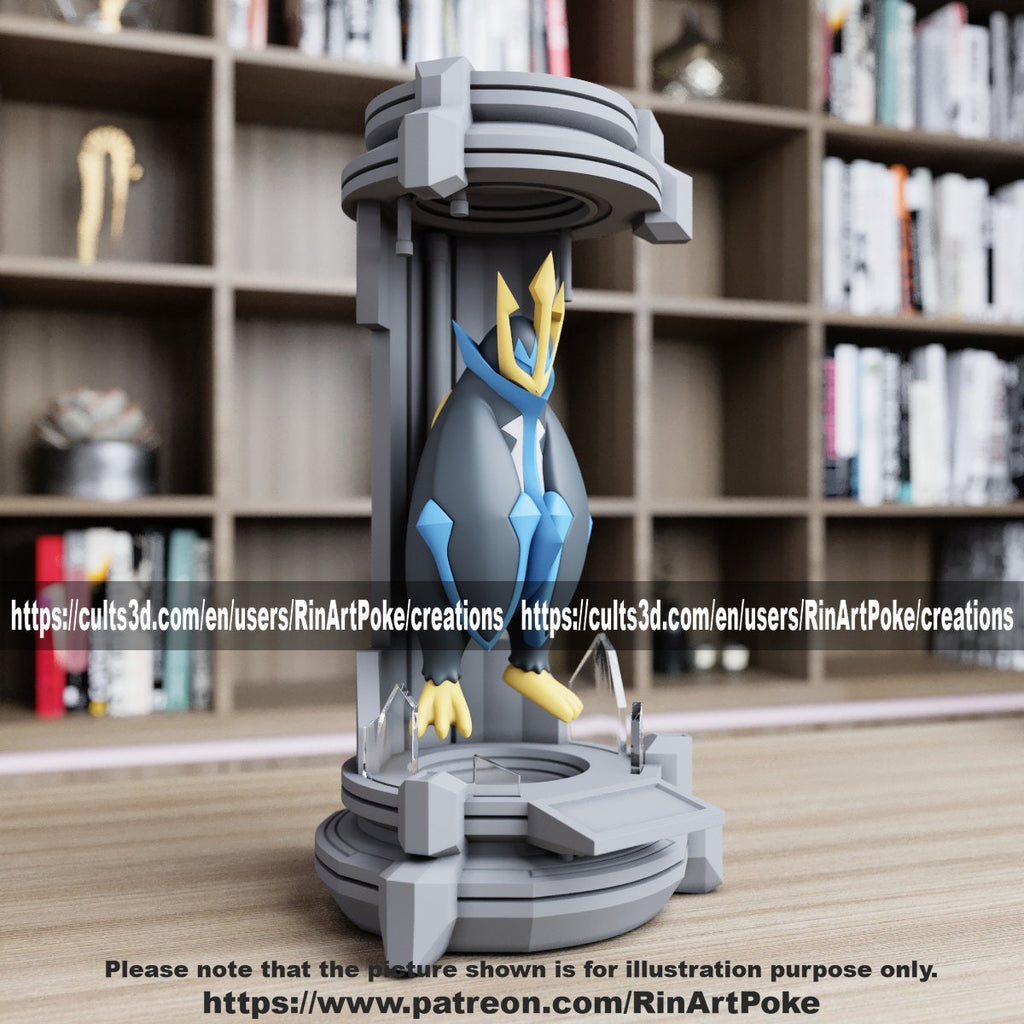 Cryo Empoleon model/figurine(unpainted) - Griffins3dfigurines