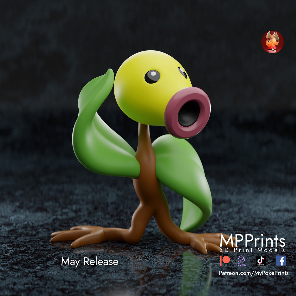 Bellsprout model/figurine(unpainted) - Griffins3dfigurines