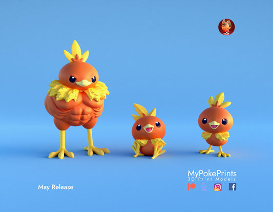 Torchic Pokemon figurine/model