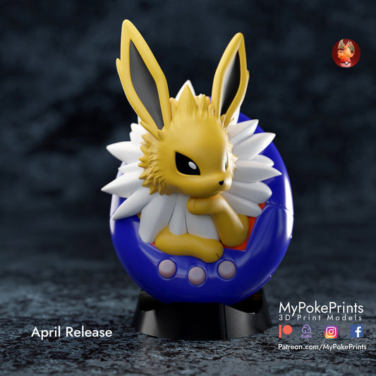 Tamagachi Jolteon Pokemon model/figurine (unpainted)