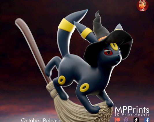 Witch Umbreon Pokemon model/figurine