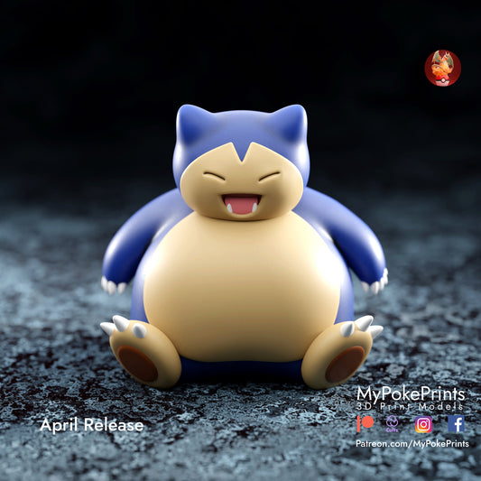 Snorlax Pokemon model/figurine(unpainted)