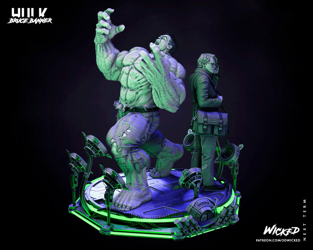 Green dude/banman Diorama(unpainted) - Griffins3dfigurines