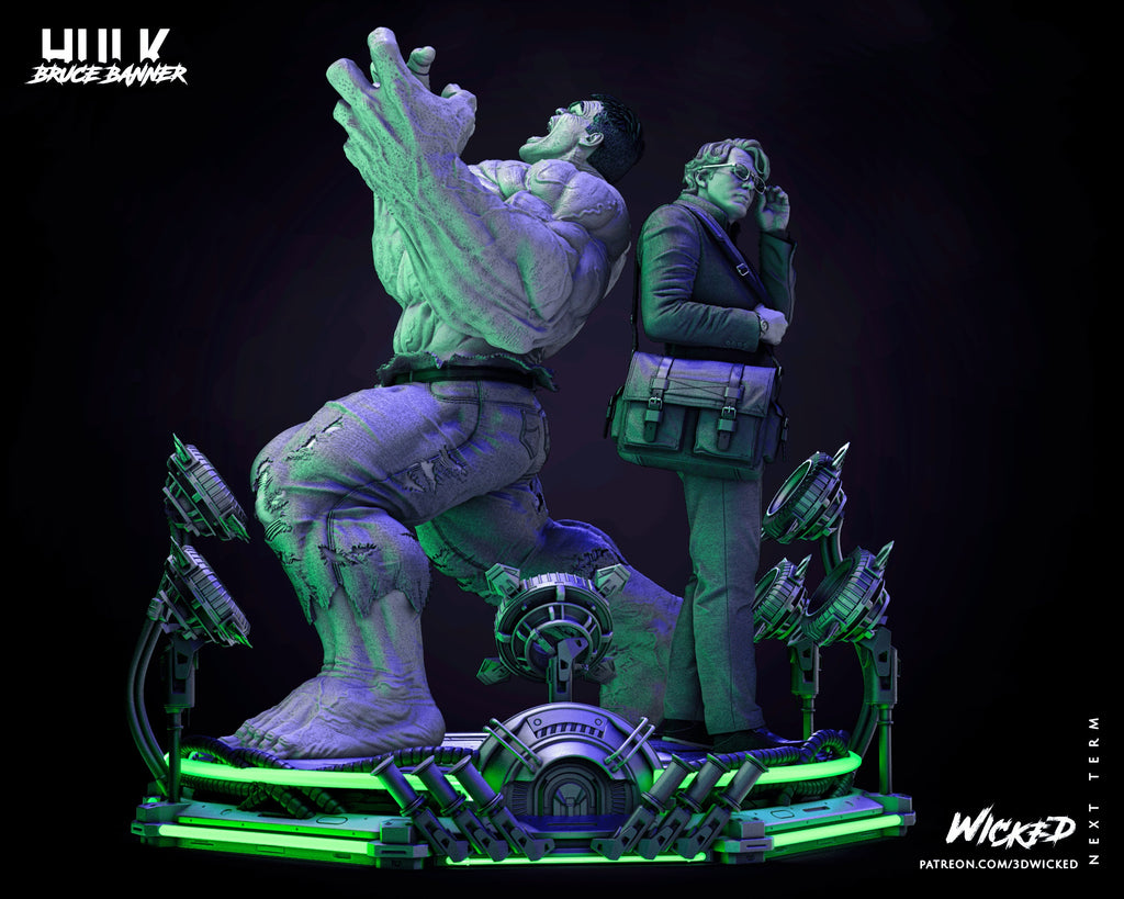 Green dude/banman Diorama(unpainted) - Griffins3dfigurines