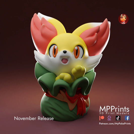 fenekin in a bag pokemon model/figurine(unpainted)