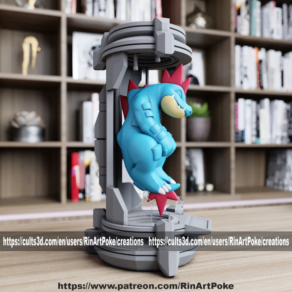 Cryo Feraligater model/figurine(unpainted) - Griffins3dfigurines