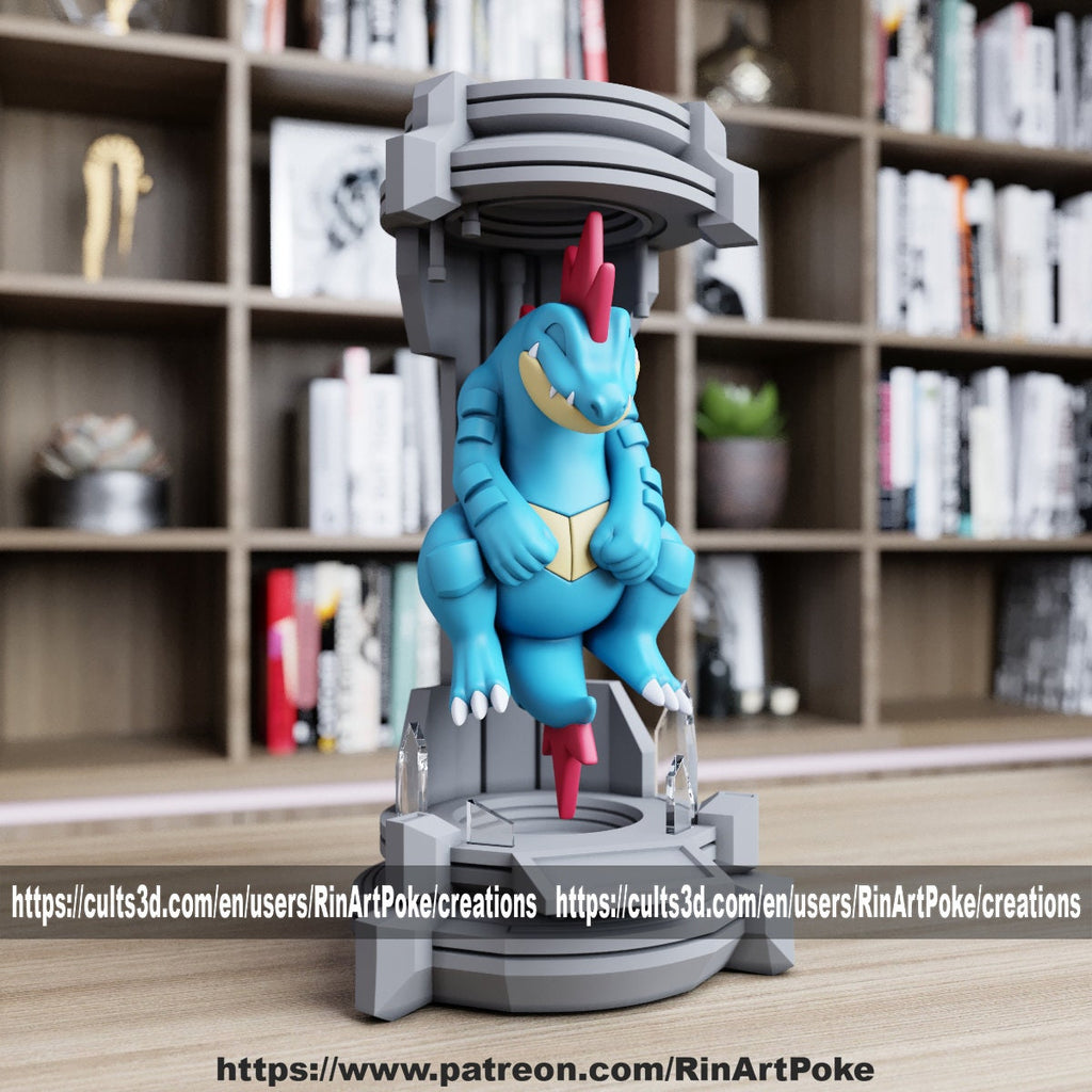 Cryo Feraligater model/figurine(unpainted) - Griffins3dfigurines
