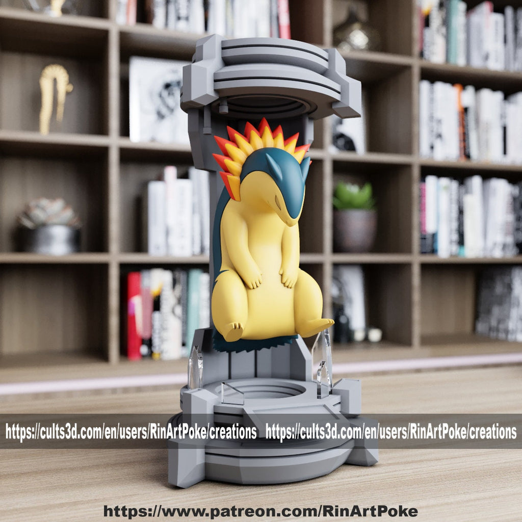 Cryo Typhlosion model/figurine(unpainted) - Griffins3dfigurines