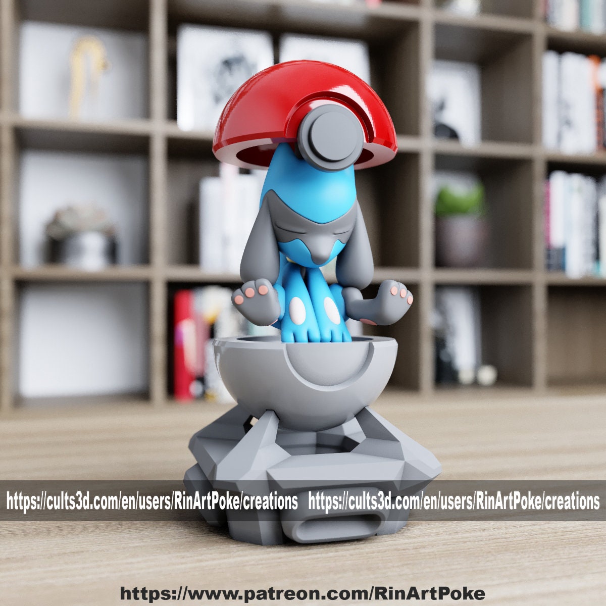 Riolu in a ball model/figurine(unpainted)