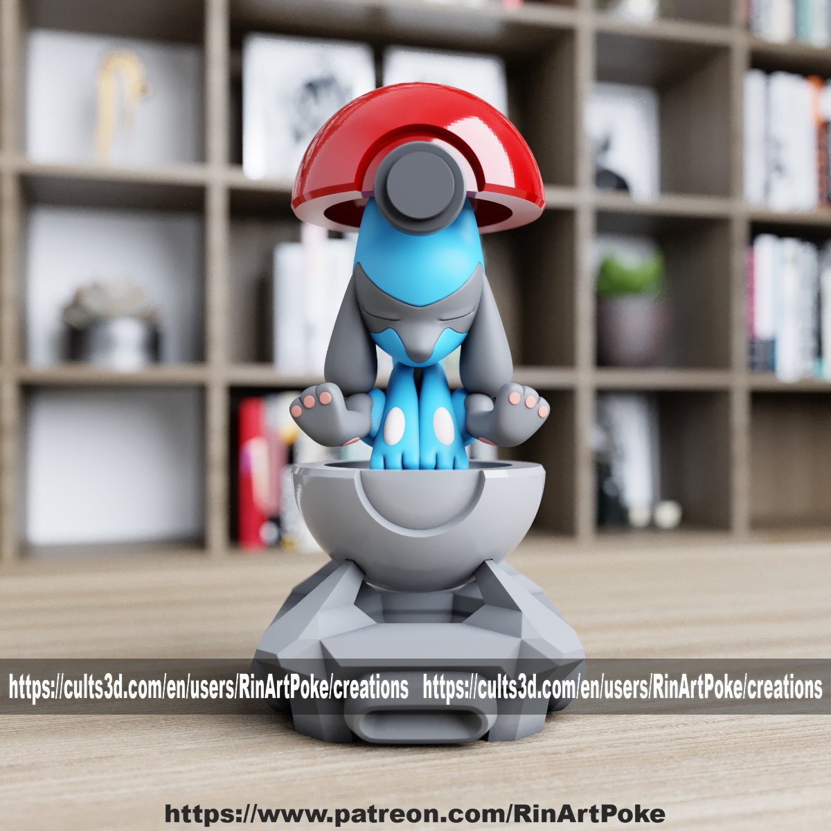 Riolu in a ball model/figurine(unpainted)