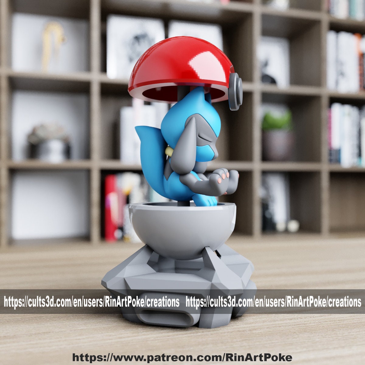 Riolu in a ball model/figurine(unpainted)