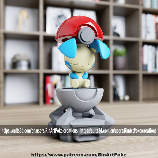 Minun in a ball model/figurine(unpainted)