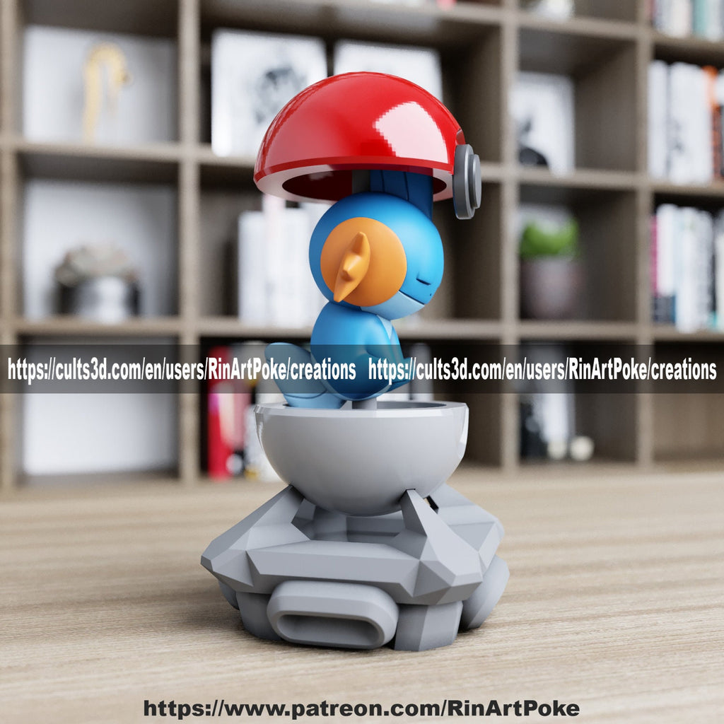 Mudkip in a ball model/figurine(unpainted) - Griffins3dfigurines
