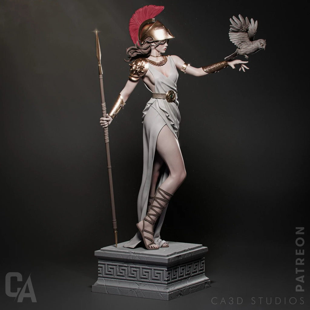goddess Athena model/figurine(unpainted) - Griffins3dfigurines