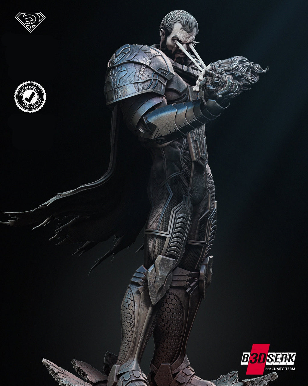 The General model/figurine(unpainted) - Griffins3dfigurines