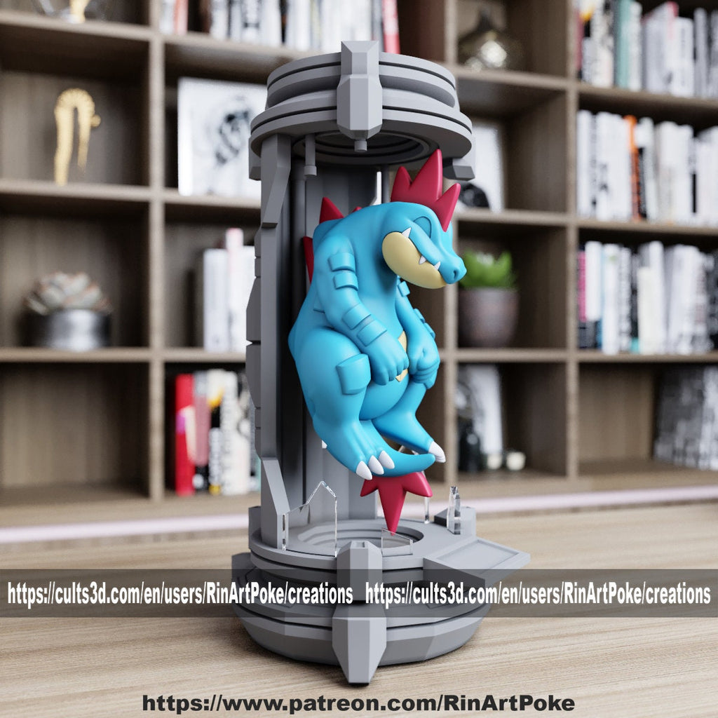 Cryo Feraligater model/figurine(unpainted) - Griffins3dfigurines