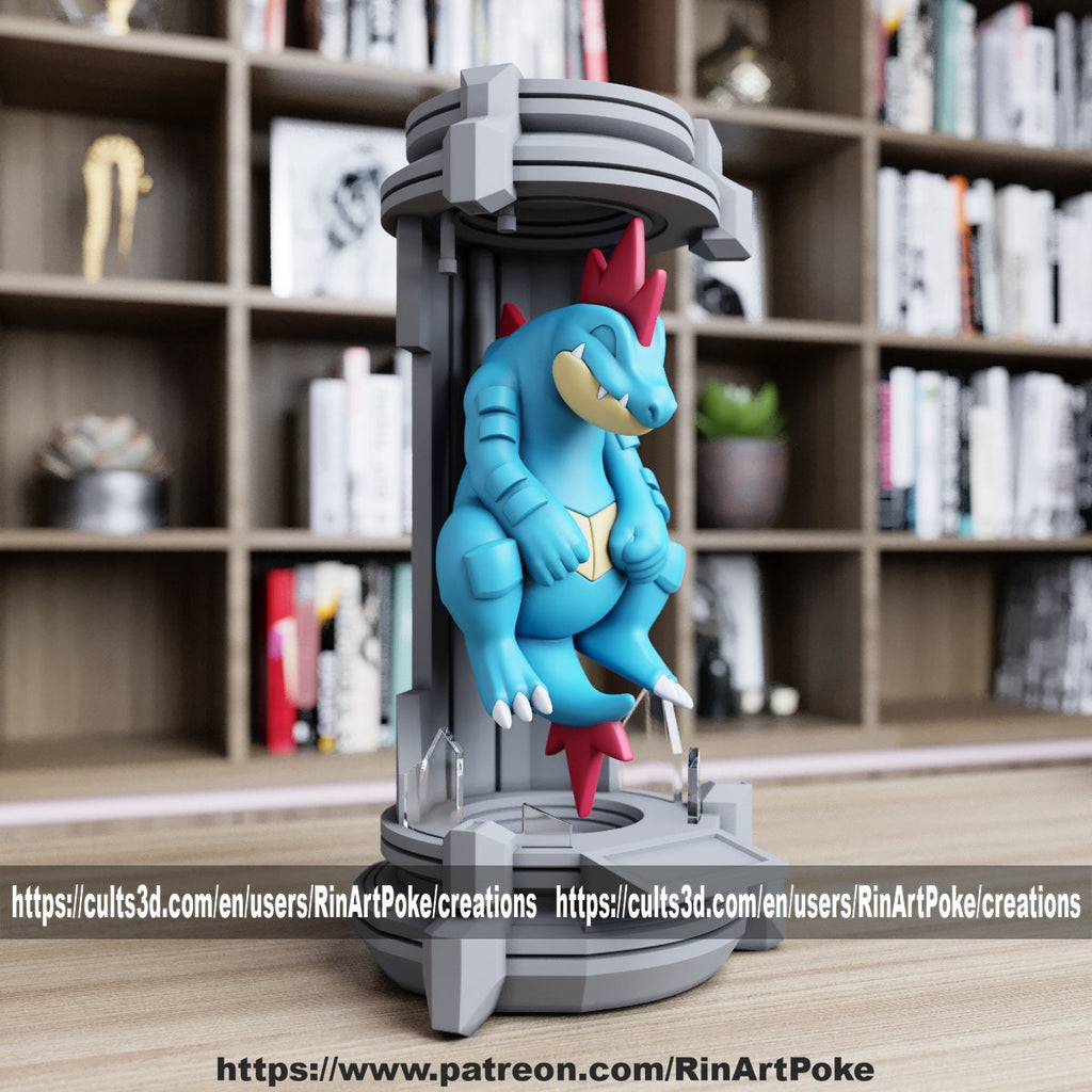 Cryo Feraligater model/figurine(unpainted) - Griffins3dfigurines