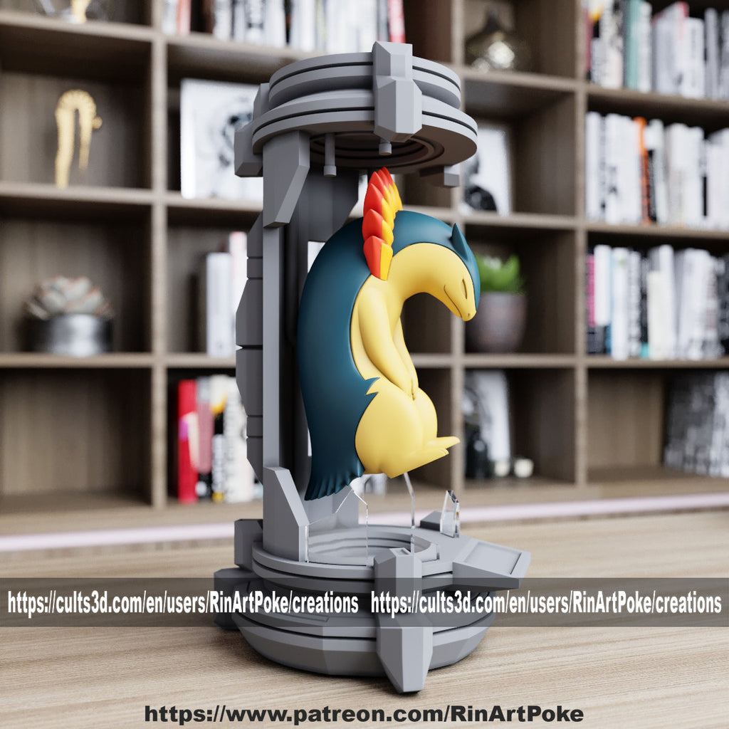 Cryo Typhlosion model/figurine(unpainted) - Griffins3dfigurines