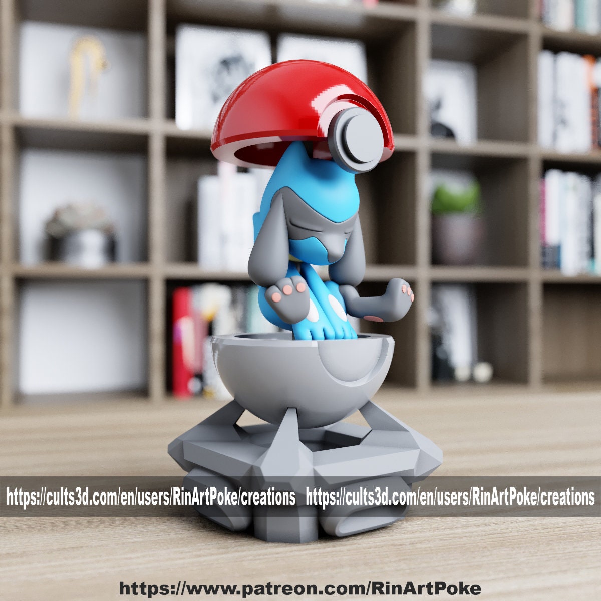 Riolu in a ball model/figurine(unpainted)