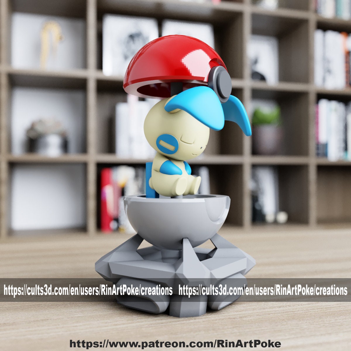 Minun in a ball model/figurine(unpainted)