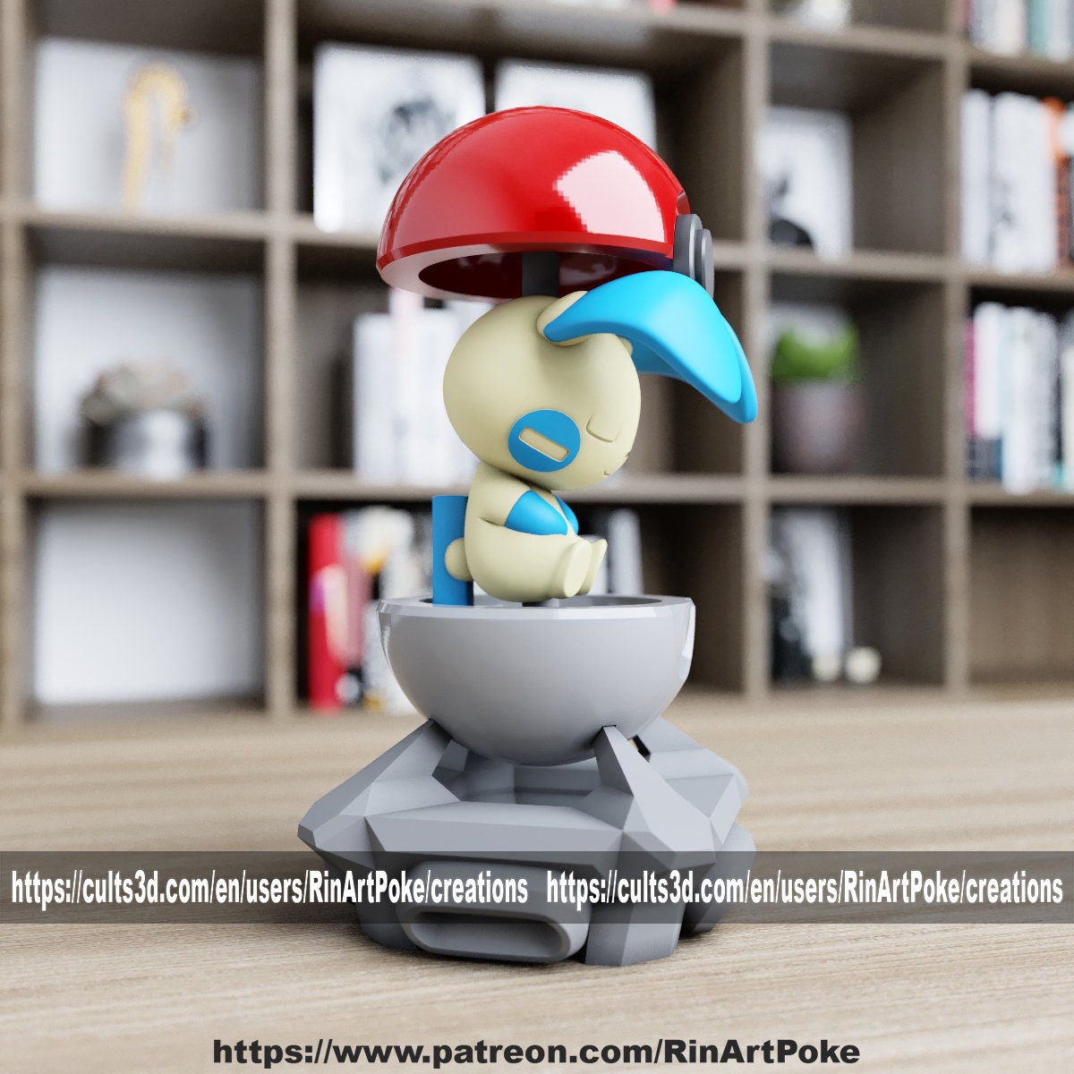 Minun in a ball model/figurine(unpainted)