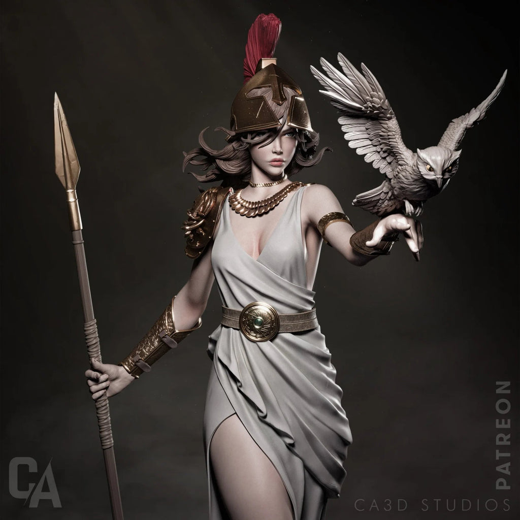goddess Athena model/figurine(unpainted) - Griffins3dfigurines