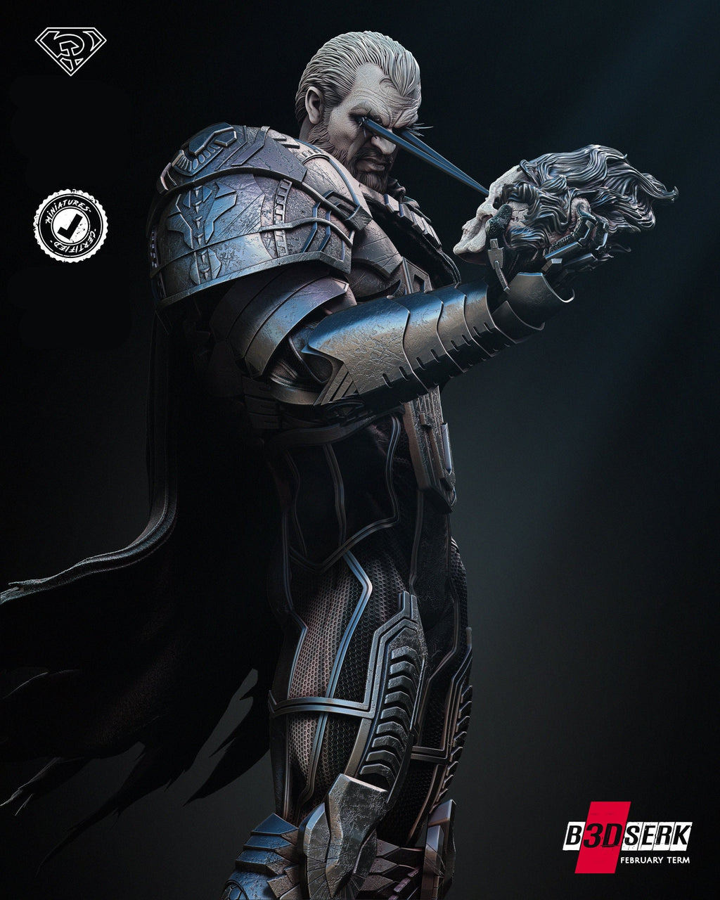 The General model/figurine(unpainted) - Griffins3dfigurines