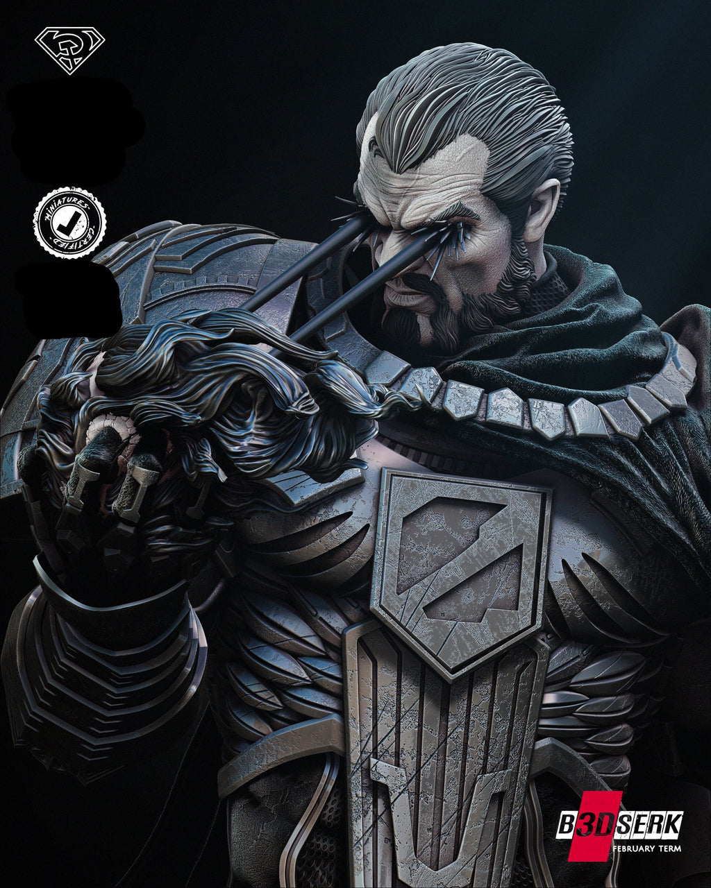 The General model/figurine(unpainted) - Griffins3dfigurines
