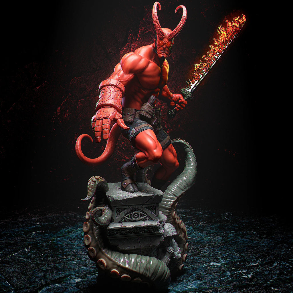 Red Boy from Hell(unpainted) - Griffins3dfigurines