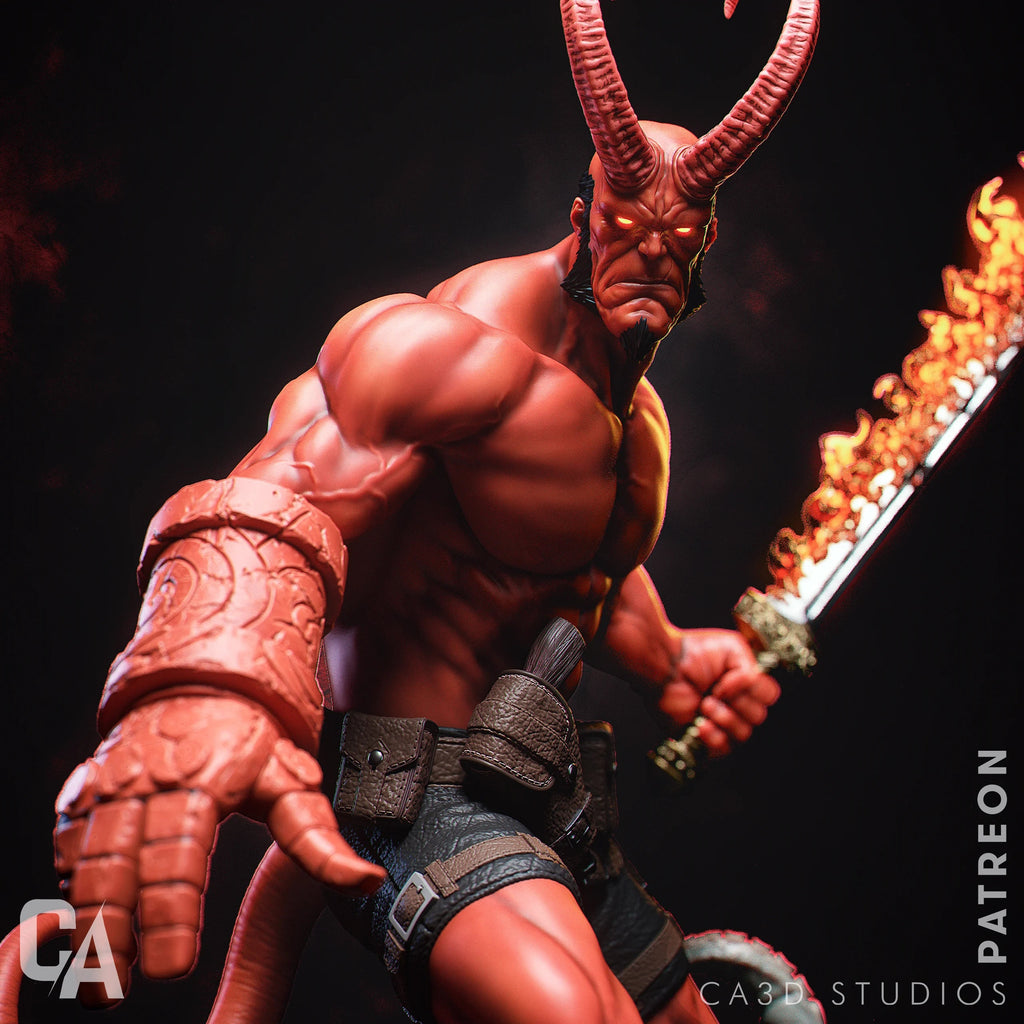 Red Boy from Hell(unpainted) - Griffins3dfigurines