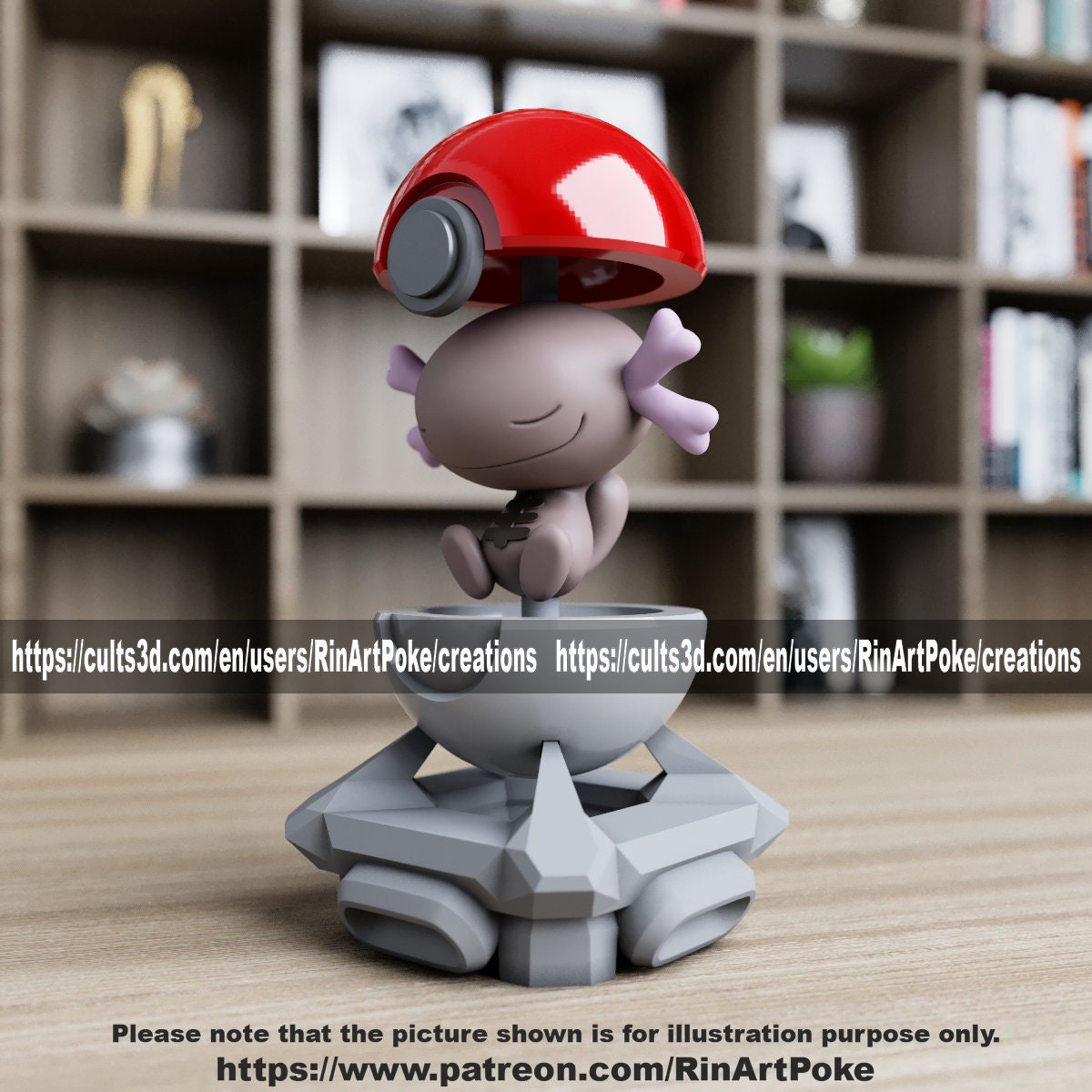 Wooper ball model/figurine(unpainted)