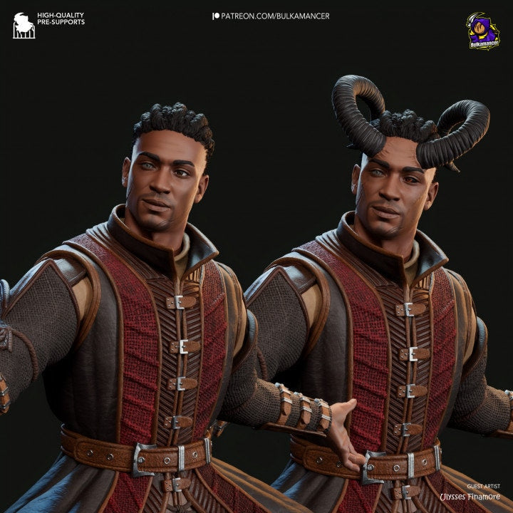 Frontier Warlock model/figurine(unpainted) - Griffins3dfigurines